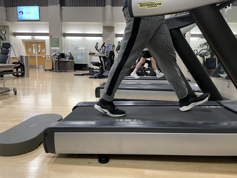 fitness center treadmills